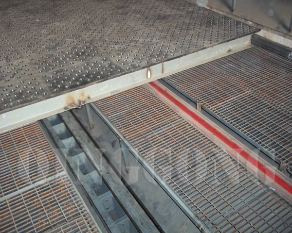 Top View of Sandblasting Room